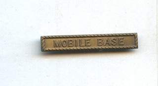 WWI WW1 AEF Victory Medal BATTLE CLASP US Navy MOBILE BASE Narrow Back Bar