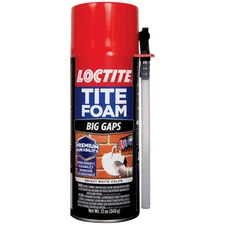 TITE FOAM Big Gaps Insulating Spray Sealant, 12 Oz Can, Bright White Foam