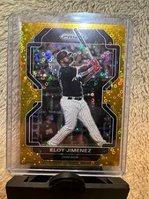 2022 Panini Prizm - Eloy Jimenez #89 Gold Donut Circle Prizm /10