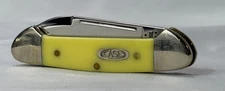 2002 Case XX Knife Baby Butterbean 32132 CV Dbl Folding Blade Synthetic Scales