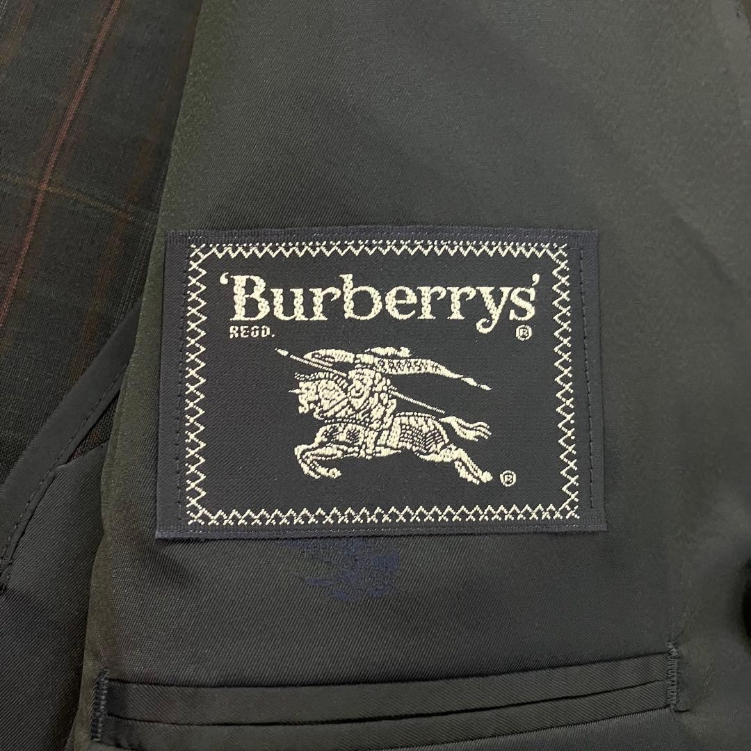 BURBERRY Double Blazer Jacket Silver Button Check… - image 6