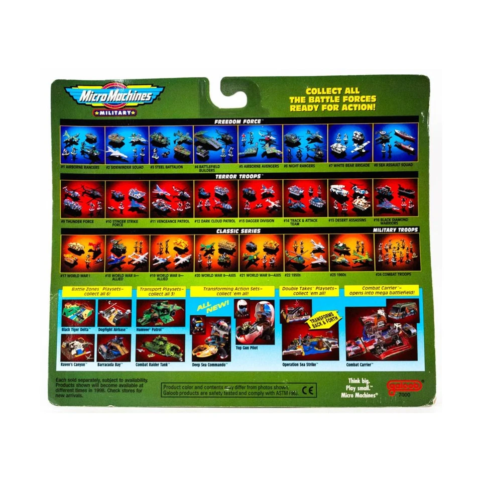 Galoob Micro Machines Military - World War I, #17 Pack New - Image 2 of 2