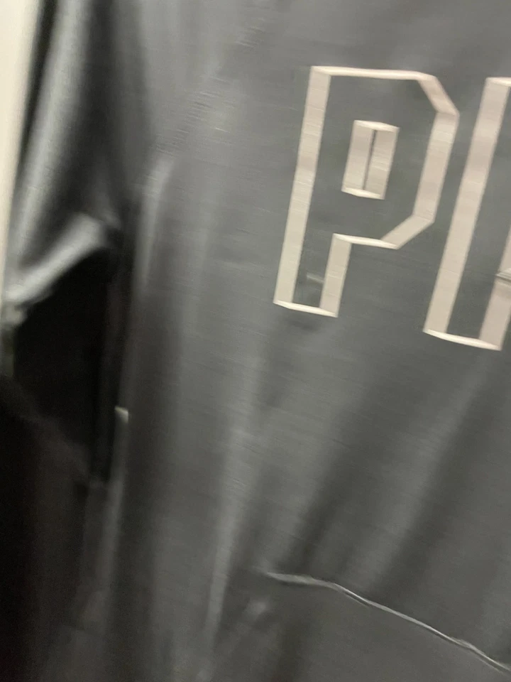 NWT Victoria'a Secret Pink Black Hoodie Pullover Sweatshirt - Size S - Image 3 of 4