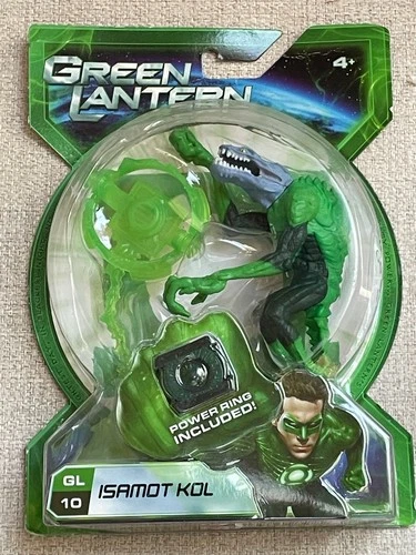 2010 MATTEL DC GREEN LANTERN ISAMOT KOL GL10 ACTION FIGURE NEW ON CARD
