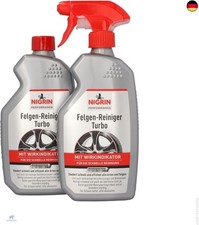 NIGRIN Peformance Turbo Felgenreiniger, 2x 0,5 Liter, selbstaktiver Reiniger