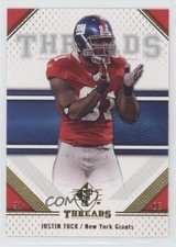 2009 SP Threads Justin Tuck #54 0ao0