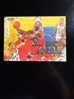 MICHAEL JORDAN 1997-98 Fleer #23 Base Card 🔥 Chicago Bulls | eBay