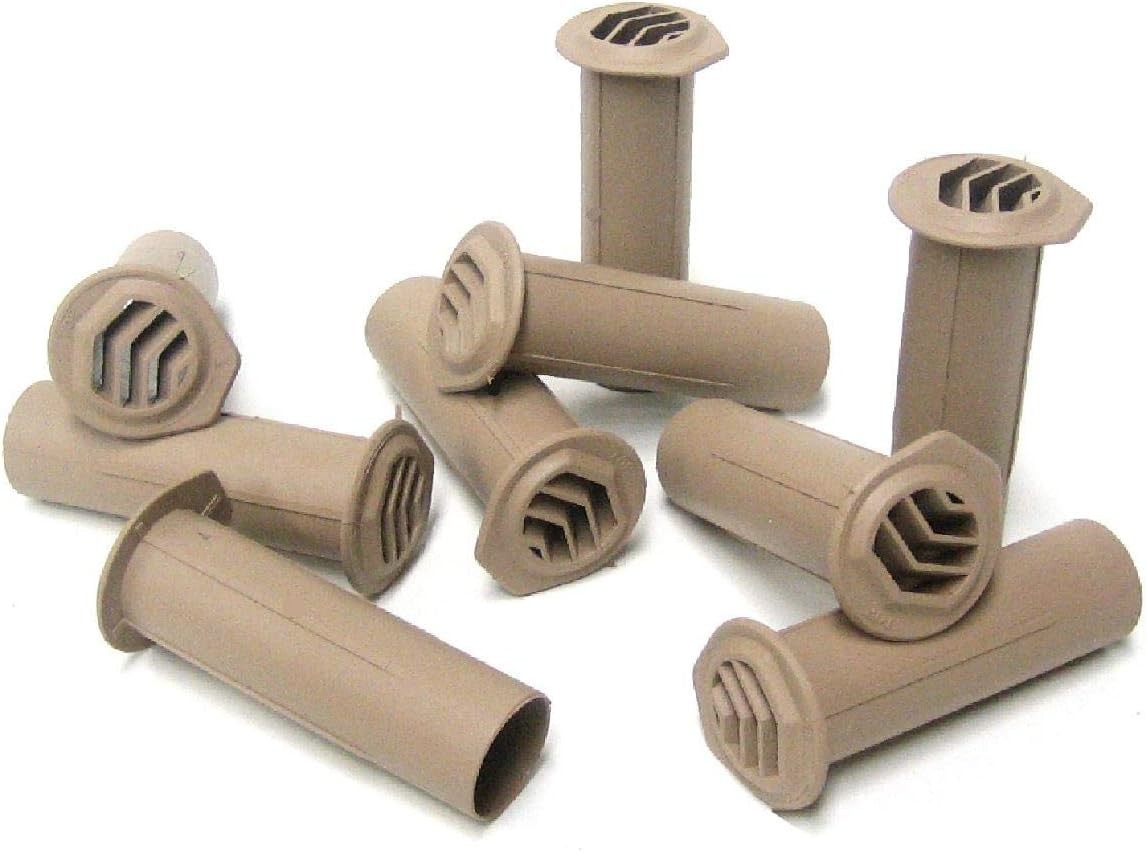 10x Buff Drill Weep Round Vents Cavity Retaining Rendered Walls 85x25mm New