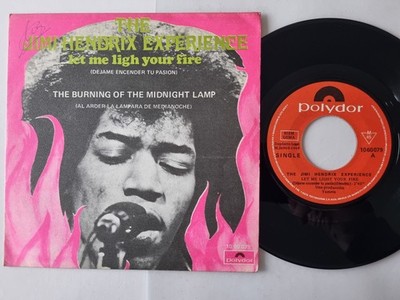 The Jimi Hendrix Experience - Let Me Light Your Fire 7'' Vinyl Spain