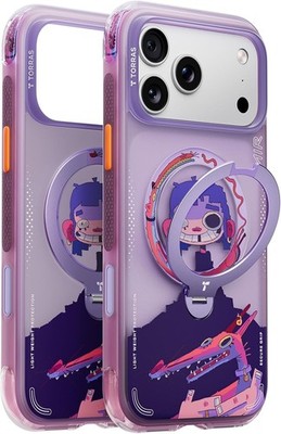 TORRAS x GAWX Q3 Air Case iPhone 17 Pro MagSafe Magnetic Stand Neon NightMuse