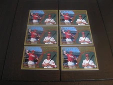 PAT BURRELL  ERIC VALENT 1999 Topps Draft Picks Card # 444 Lot x 6  PHILLIES