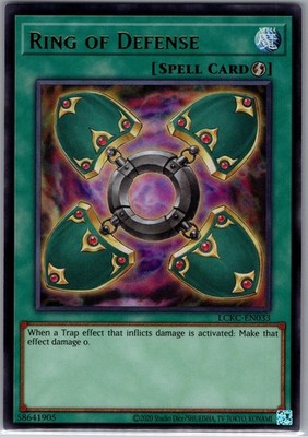 Ring of Defense LCKC-EN033 Ultra Rare Yu-Gi-Oh Unlimited Near Mint