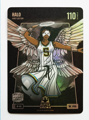 Bo Jackson Battle Arena - Halo - Steel Battlefoil #BF-105 - Angel Reese
