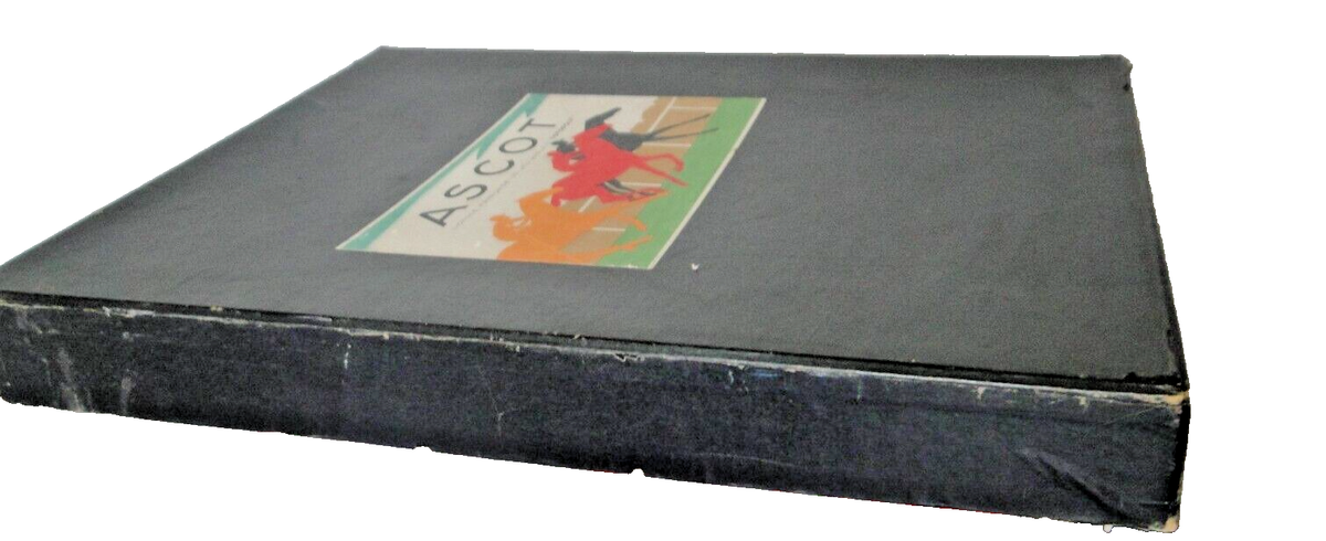 Jeu De Société Vintage ASCOT Totopoly Miro – Thème Courses De Chevaux PMU – Complet