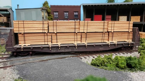 S SCALE SOUTHERN PACIFIC FLAT CAR BULKHEAD ADD-ON KIT WISEMAN MODEL SERVICES - Picture 2 of 3