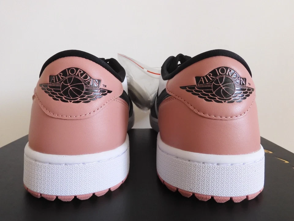 Nike Jordan 1 Low G Golf Blanco-Negro-Rosa óxido Talla 14 [DD9315-106] Foto 4 de 4