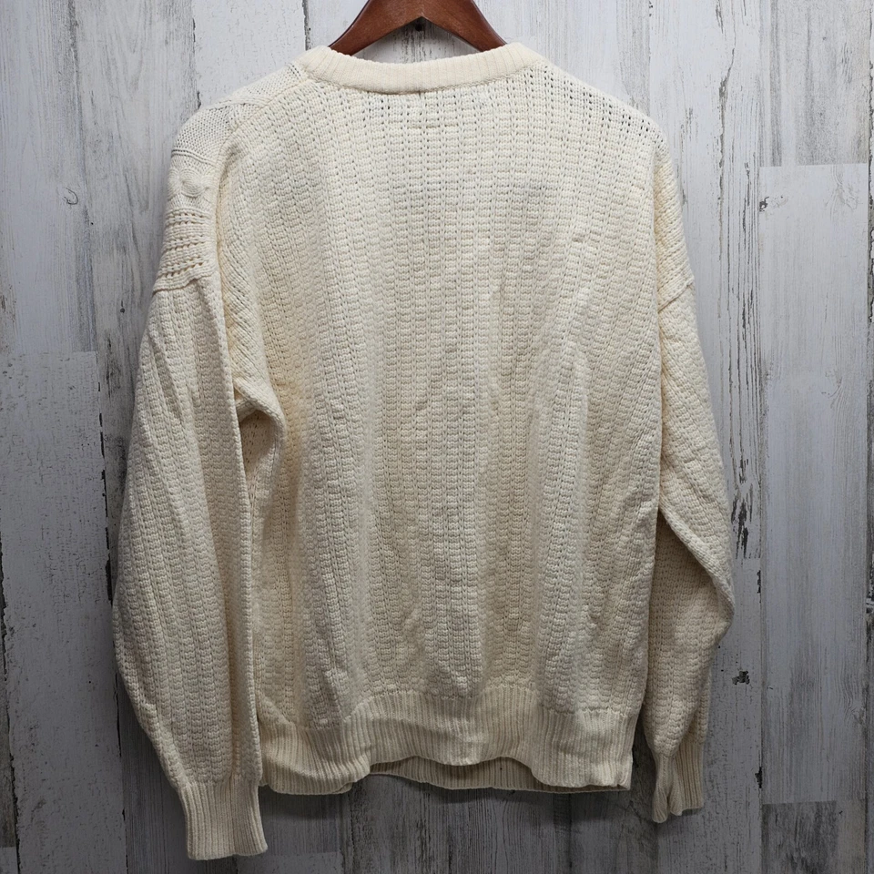Suéter Cuello Redondo Tejido Claybrooke Exterior Años 90 De Colección Raro Foto 3 de 4