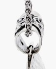 NWOT Or Paz Sterling Silver 925 Large Round  Pendant 36" Chain Made Israel PZ/a — photo 7
