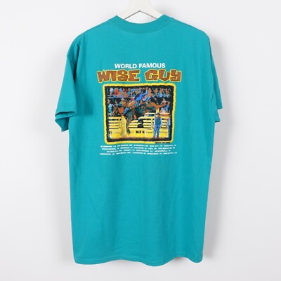 Vintage 90s Wise Guy Bucking Horse Pro Rodeo T shirt Size Large Double Sided