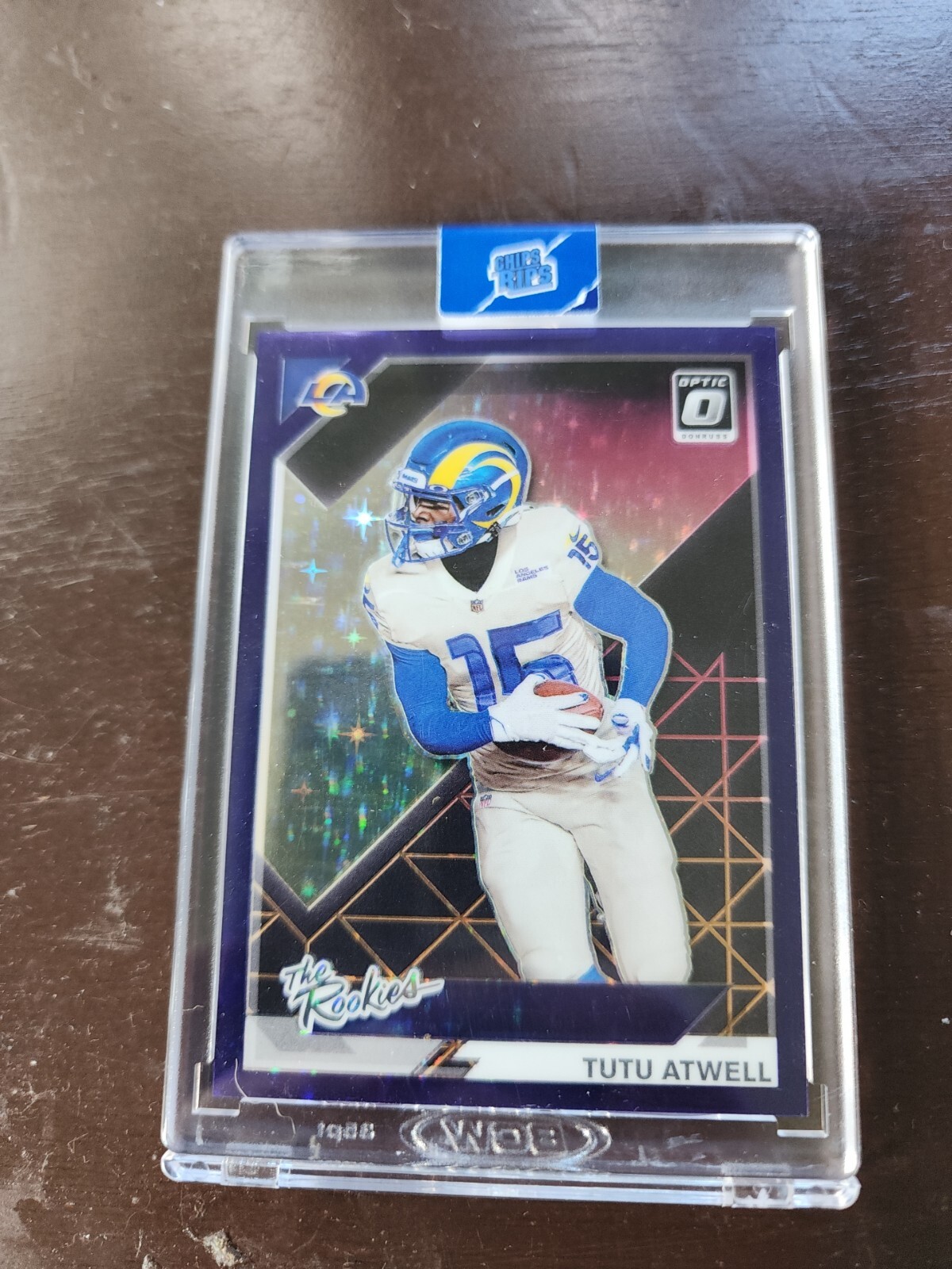 Tutu Atwell 2021 Donruss Optic The Rookies Purple Stars Prizm Rookie RC 18/25
