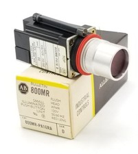 NIB ALLEN BRADLEY 800MR-PA16RA PUSH BUTTON UNIT RED LENS, SER. D