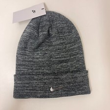 Nike Cuffed Beanie Metal Swoosh Grey White Various Colour One Size Winter Hats