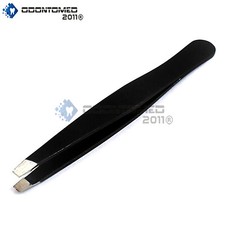 Proffesional Black Color Eyebrow Tweezer Slanted Hair Beauty Woman Beauty Makeup