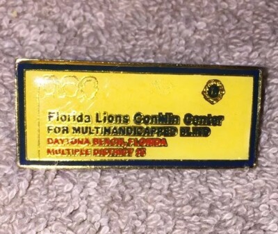 Lions Club Pin - Florida Lions Conklin Center - Daytona Beach FL MD 35