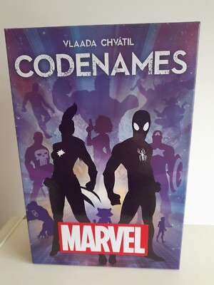 Marvel Codenames Spiel USAopoly 2017 Box geöffnete Karten versiegelt Vlaada Chvatil