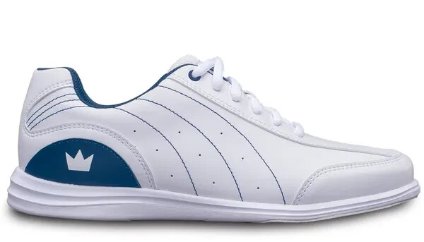 Brunswick Womens Mystic White/Navy Bowling Shoes  NEW IN BOX  size 6