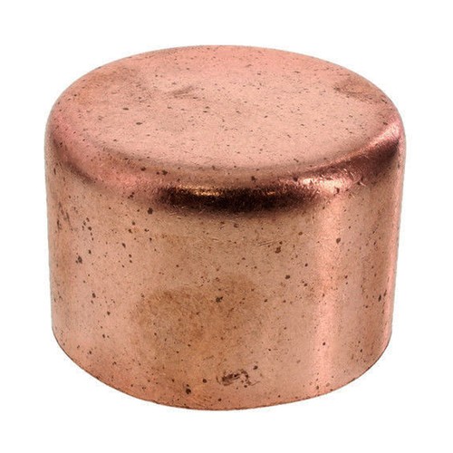 4" Copper Cap Sweat End - COPPER PIPE FITTING - Picture 3 of 3