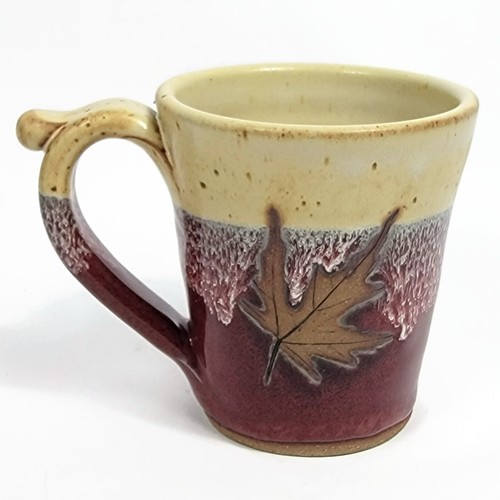 Robert Alewine Signed Pottery Art Coffee Mug Gatlinburg TN Stoneware