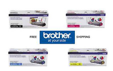 4-Pack GENUINE BROTHER OEM TN221BK TN225C TN225Y TN225M TONER SET - SEALED