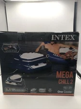 Intex Mega Chill 2, 48" x 38" Inflatable Rafting Boating Floating Cooler NIB