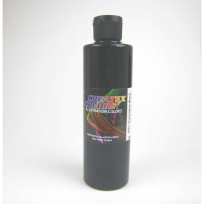 (132,67 /1l) Createx Black 5051 Illustration Farbe 240ml schwarz Airbrush Farbe