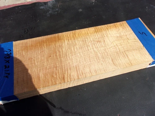 Curly Hard  Maple Guitar Carved Top