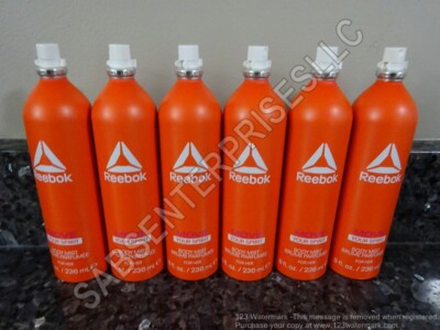 6 Reebok MOVE YOUR SPIRIT For Her Women's Deodorant Body Spray Sprays 6 oz. NEW