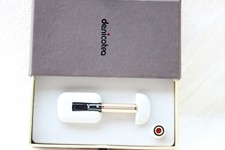 DENICOTEA Zigarettenspitze 6 mm Filter, Gold + Slim-Adapter,+, 10 Filter, NEU