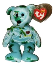 Ty Beanie Baby I LOVE HAWAII the Bear (Exclusive)(8.5 Inch) NEW MWMTs Plush Toy