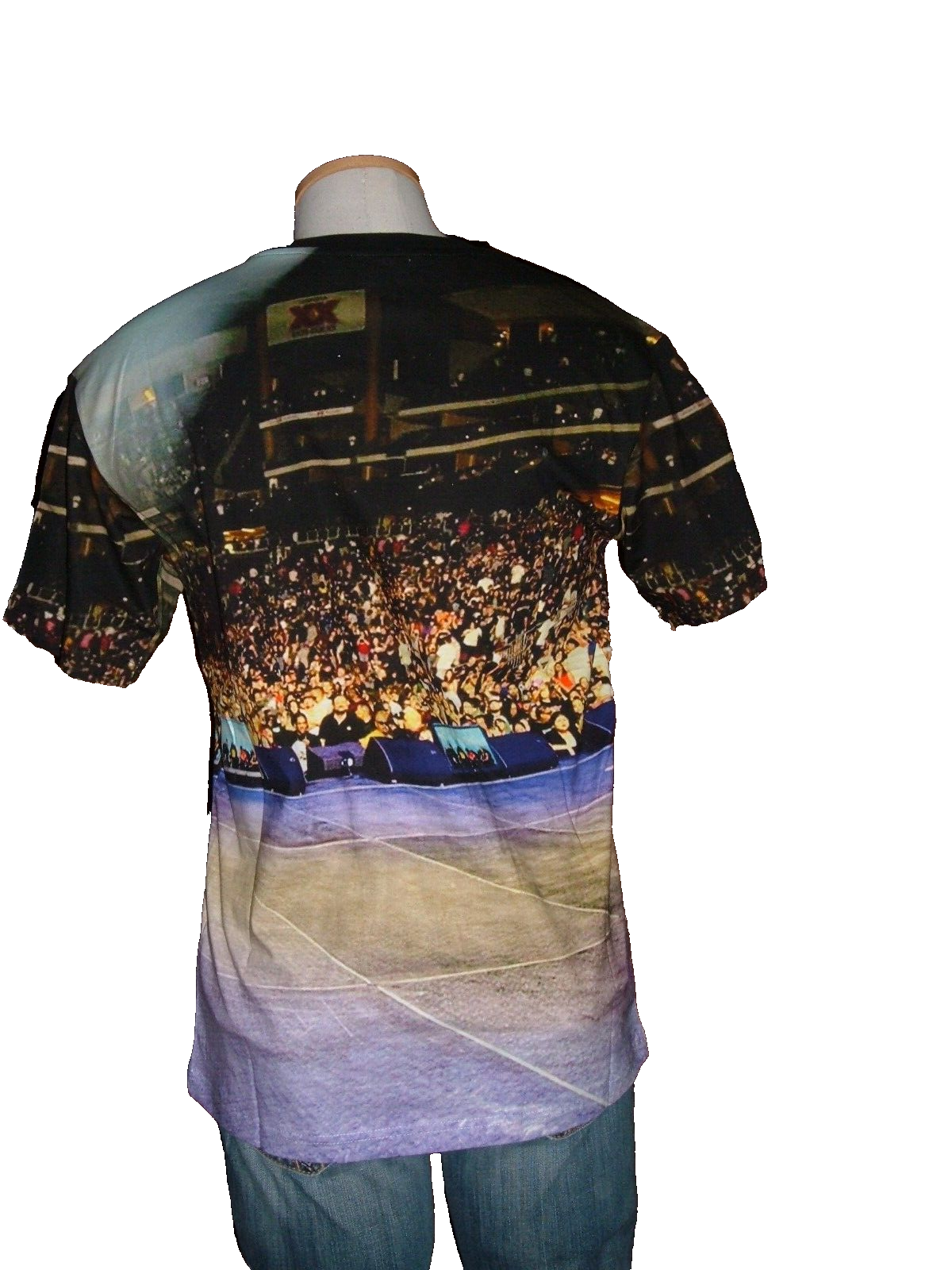 FILA T shirt Snoop Dogg taglia M braccio della morte DOP stampa all over vintage moderna