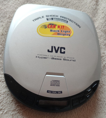 JVC XL-P54CR Triple Shock Compact Disc Player Discman CD Spieler tragbar Vintage