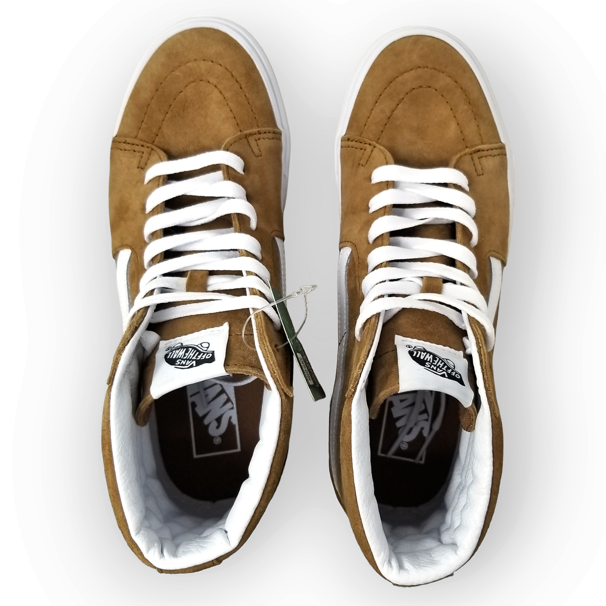 28cm Vans SK8-HI スケハイ Tawny Port Pig Vans Sk8 Hi Shoes - green (pig suede shadow)