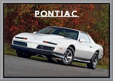 1983 Pontiac Firebird TRANS AM #1, Toolbox / Refrigerator Magnet, 42 MIL