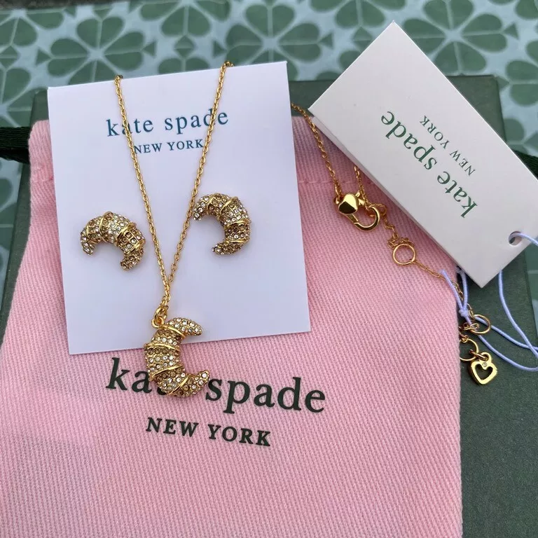 NEW Kate Spade Patisserie Sweet Treat Cluster Stud Earrings /Necklace/set
