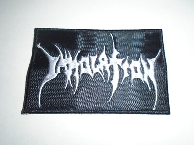 IMMOLATION DEATH METAL EMBROIDERED PATCH