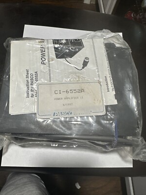 Pasco Scientific CI-6552A Power Amplifier II - NEW!