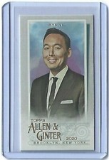 Steve Byrne 2020 Topps Allen and Ginter Mini AG Back Insert Card #252
