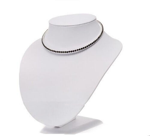 1 row choker with black rhinestones thin collar neck decoration necklace N79BL - Picture 1 of 1