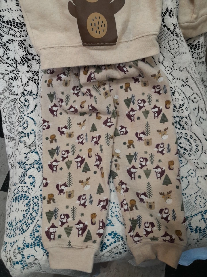 Conjunto de sudor para niños Garanimaals beige 24 meses buen estado usado Foto 2 de 4