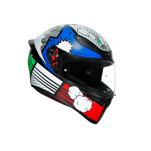 CASCO AGV K 1 MULTI BANG MATT ITALY BLUE TG ML eBay